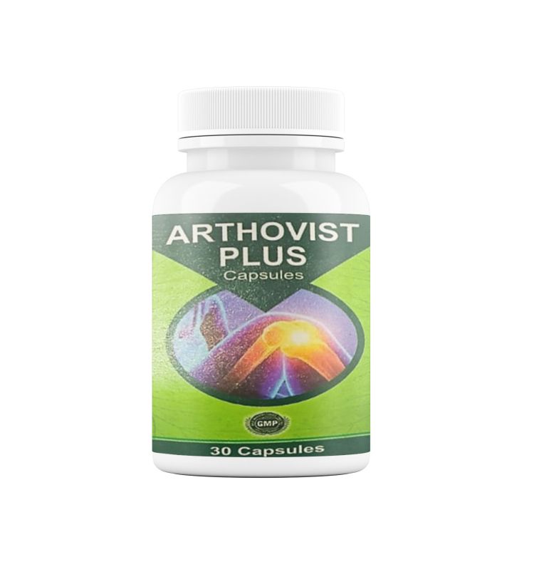 Krishna Healthcare Herbal Arthovist Plus Capsules, for Supplement Diet, Feature : Reduce Inflammation