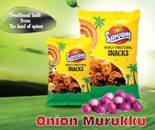 Crunchy Sarvom Onion Murukku, Feature : Non Harmful, Ready To Eat, Tasty