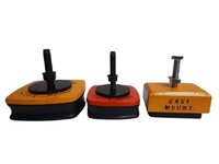 Black Power Coated Rubber Machine Mounts