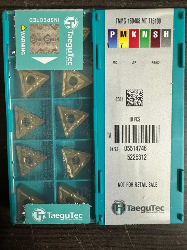 TNMG 160408 MT TT5100 TaeguTec Carbide Inserts At Best Price In Delhi Imperia Hardmetals