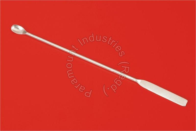 Polished Stainless Steel Micro Spatula, for Laboratory, Hospital Industries., Length : 4-12inch