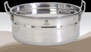 Silver Round 10 Litre Stainless Steel Distribution Vessel