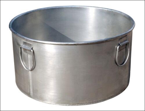 Jay Ambe Round Stainless Steel Bhagona, for Kitchen Equipment, Feature : Anti Corrosive, High Quality