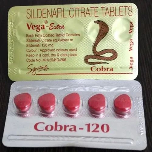 Vega Extra Cobra 120mg Tablets