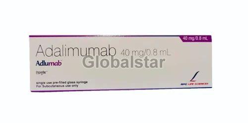 Liquid Adlumab 40mg Injection, Packaging Type : Pre Filled Syringe