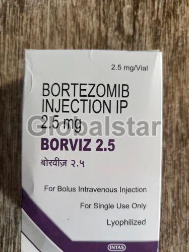 Powder Borviz 2.5mg Injection, for Multiple Myeloma, Mantle-Cell Lymphoma, Medicine Type : Allopathic