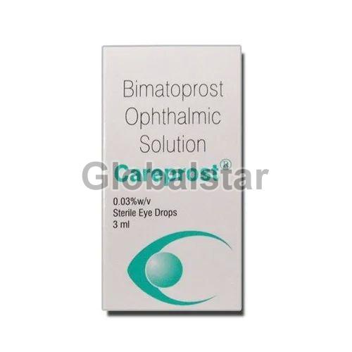 Careprost Eye Drops, Composition : Bimatoprost 0.03 % w/v