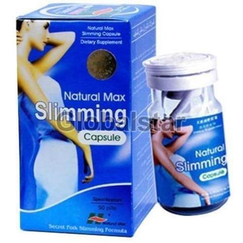 Natural Max Slimming Capsules, Packaging Type : Plastic Bottle