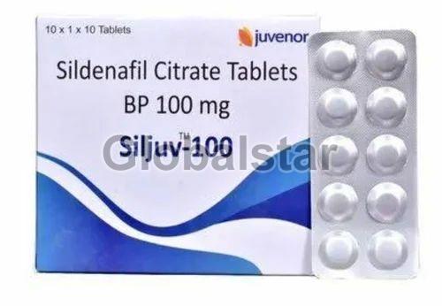 Siljuv 100mg Tablets, for Erectile Dysfunction, Packaging Type : Alu Alu