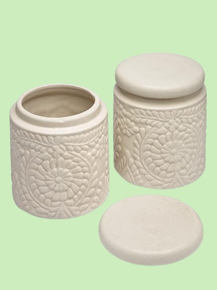 Ceramic Handcraft Multi Utility Storage Jar, for Storing Foods, Feature : Colorful, Crack Proof, Fine Finishing