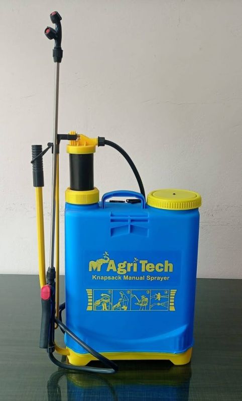 Hdpe Hand Operated Knapsack Sprayer For Agricultural Use Color Blue