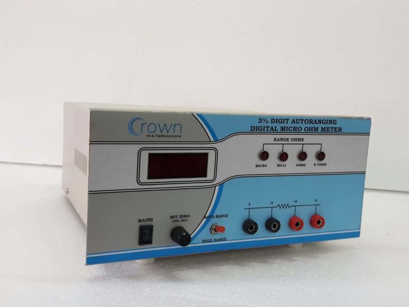 AC CROWN Electric 50 Hz 2-3 Ohm Meter, for Laboratory, Testing, Feature : Durable, High Performance