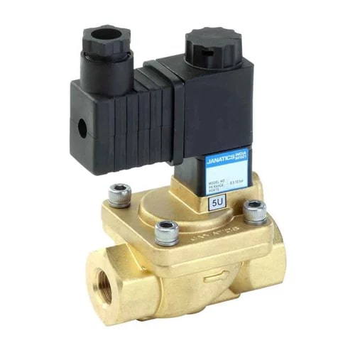 Single Acting Polished Brass Steam Solenoid Valve, for Industrial, Certification : ISI Certified