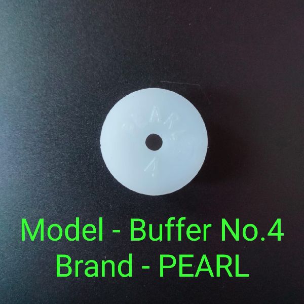 Pearl plastic buffers, Size : 9mm × 24mm