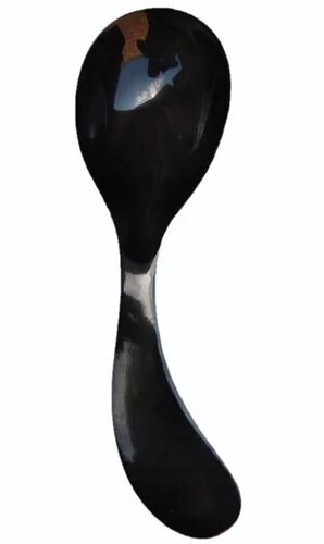 Black Buffalo Horn Serving Spoon, Size : 8inch