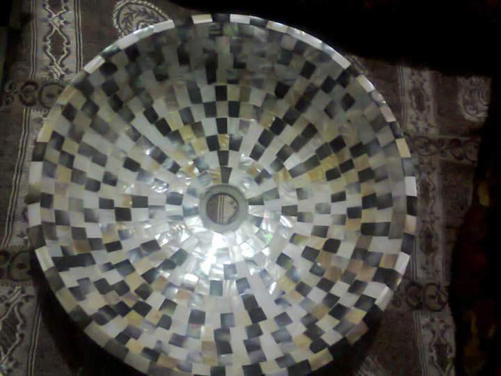  sheel decorative bowl, Size : 5Inch