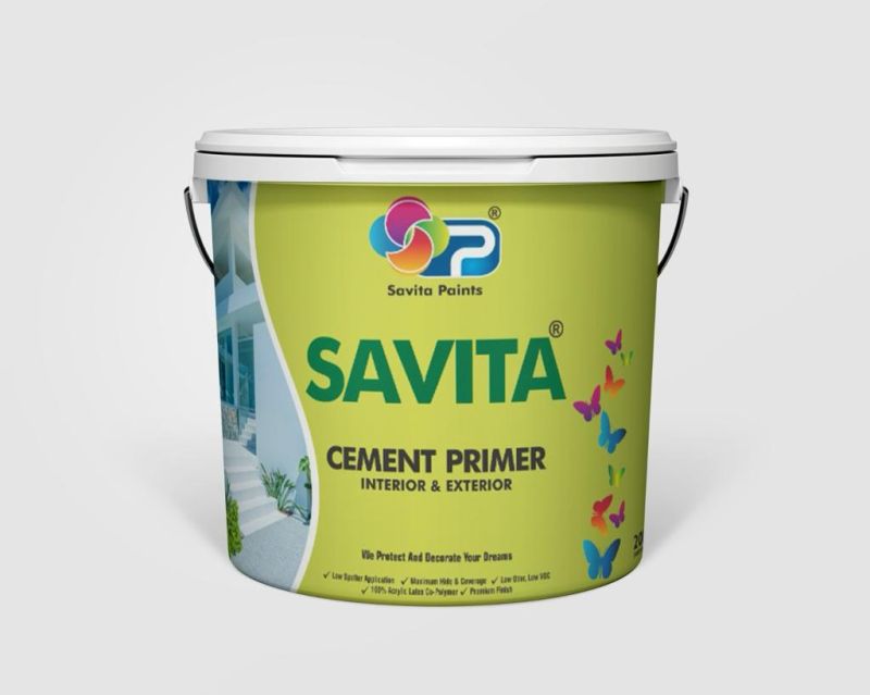 Liquid Savita Cement Primer, for Exterior, Packaging Type : Plastic Bucket