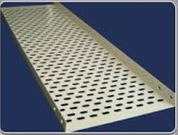 Grey Straight hot dip galvanized cable trays, for Construction Wire Mesh, Length : 2-3 mtr