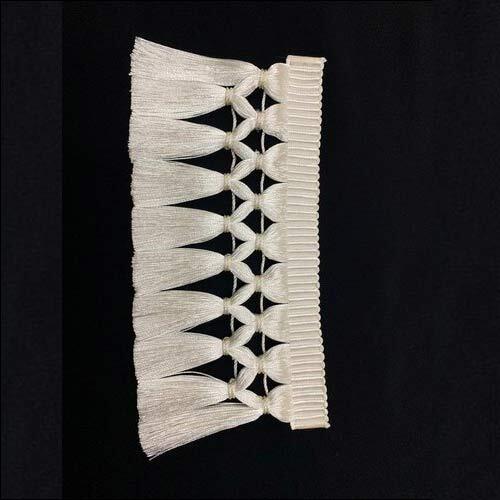 White Plain Crochet Lace, for Garments, Decoration etc. at Rs 20 / Meter in  Delhi