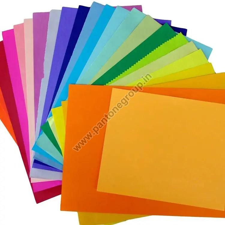 Cast Coated Colored Paper Boards, for Industrial, Size : Standard