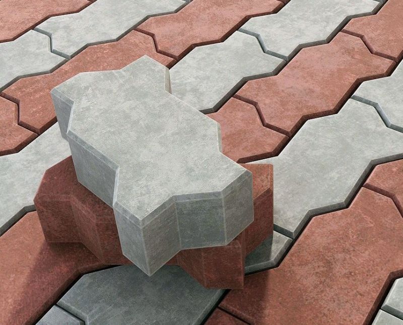 80 Mm Zig-zag Paver Block