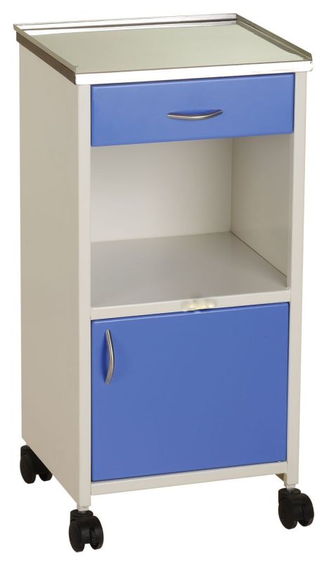 Powder Coated Hospital Bedside Locker, Feature : Hard Structure, Easy to Move