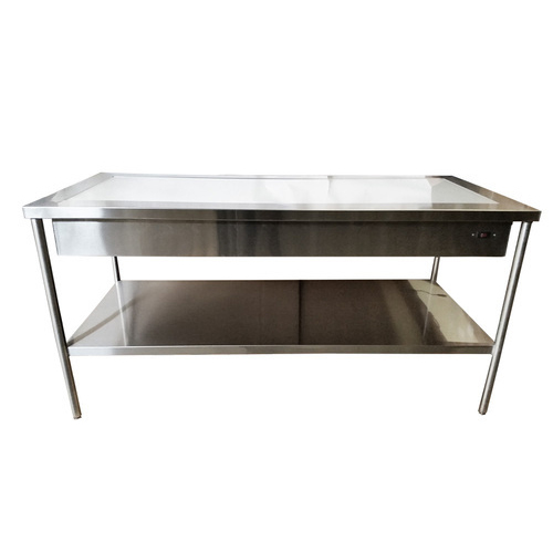 Stainless Steel Linen Folding and Inspection Table
