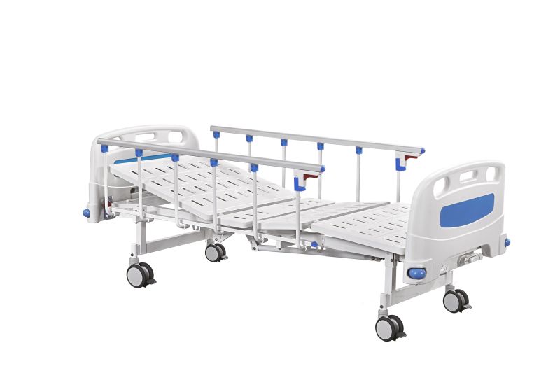 Rectangular Powder Coated Two Function Fowler Bed, for ICU, Feature : High Strength, With Laminated Panels