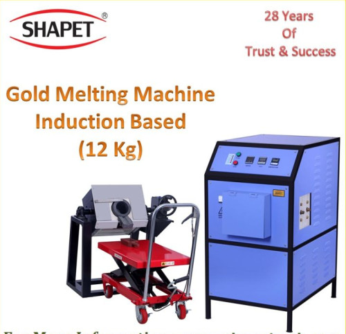 12kg Gold Melting Machine with Tilting Unit