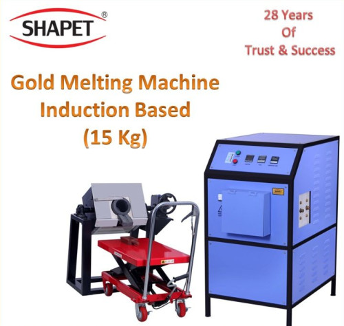 15kg Gold Melting Machine with Tiltig Unit