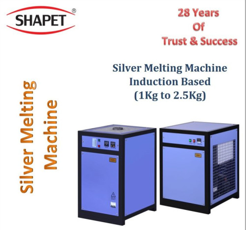 1kg to 2.5kg Three Phase Silver Melting Machine