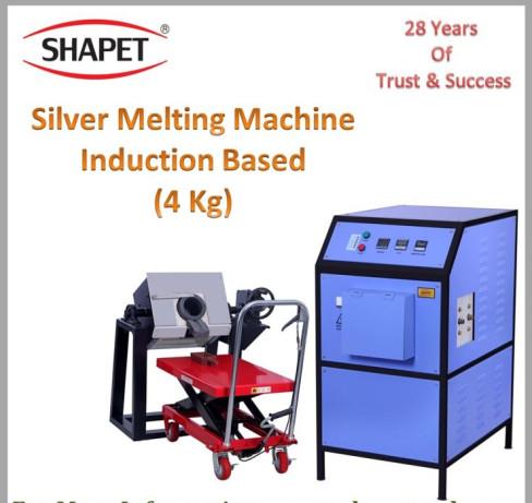 4kg Silver Melting Machine with Tilting Unit