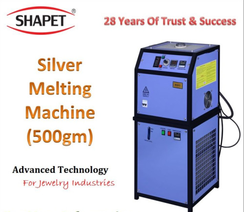 440V Automatic 500gm Single Phase Silver Melting Machine, Color : Blue