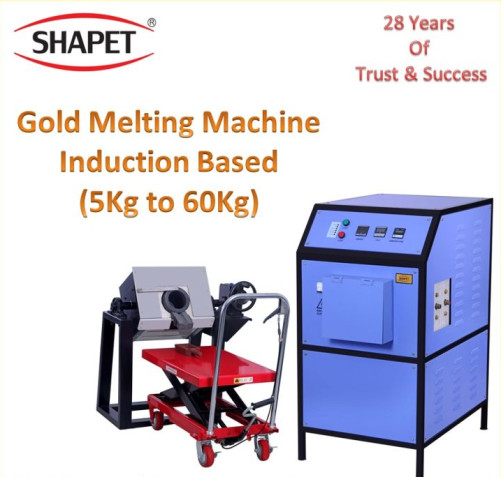 Automatic Medium Pressure 5kg to 60kg Gold Melting Machine, Specialities : Rust Proof, High Performance