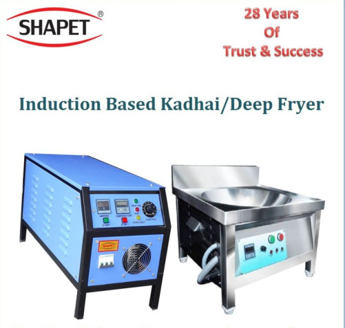 Silver Electric Stainless Steel Induction Based Kadai