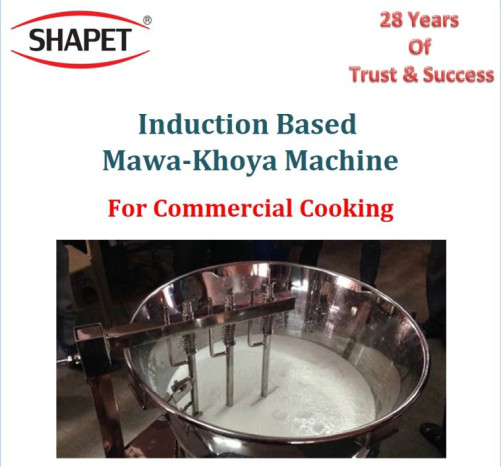 Silver 440V Automatic Induction Based Khoya Making Machine