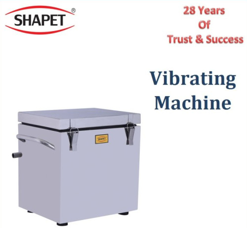 White Shapnet 440V Electric Vibrating Polishing Machine, Automatic Grade : Automatic