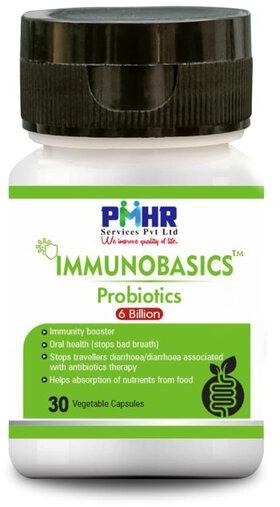 Immunobasics Probiotic 6 billions capsule, for Digestion problem, Certification : FSSAI Certified