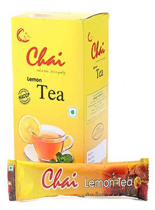 Chai Lemon Instant Tea Premix Sachets, Packaging Type : Paper Box
