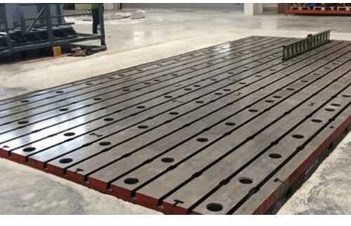 Cast Iron T Slotted Bed Plate