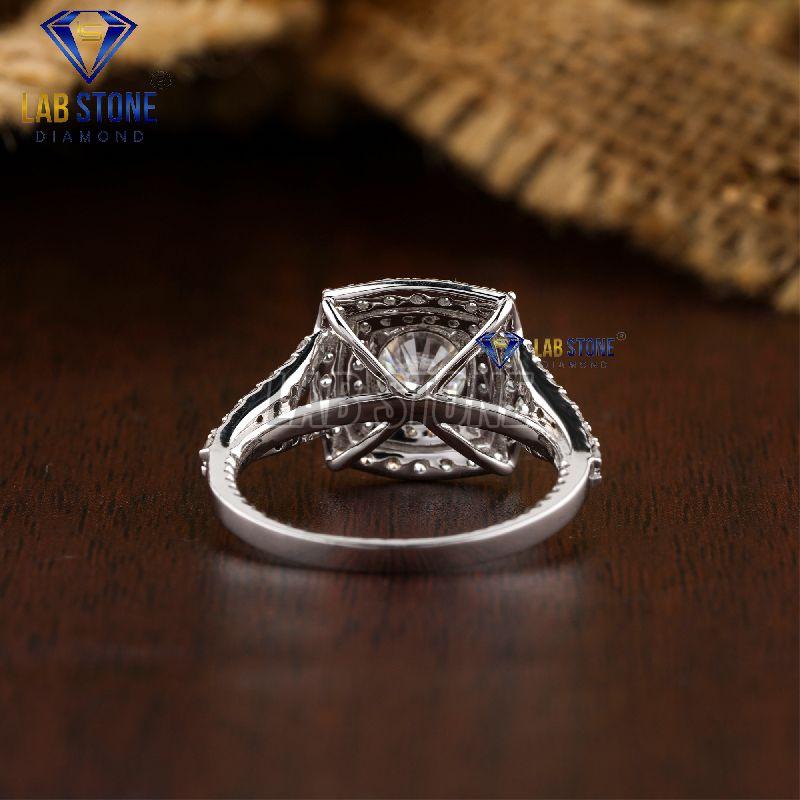 Precious Round Cut Diamond White Gold Ring