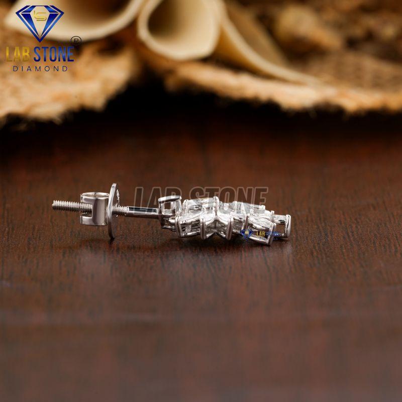 Marquis Cut Diamond White Gold Necklace Set