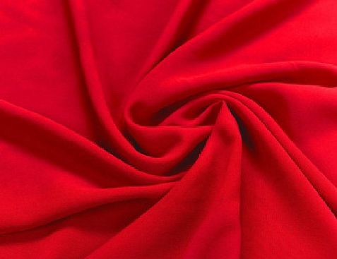 Dyed Red Georgette Fabric