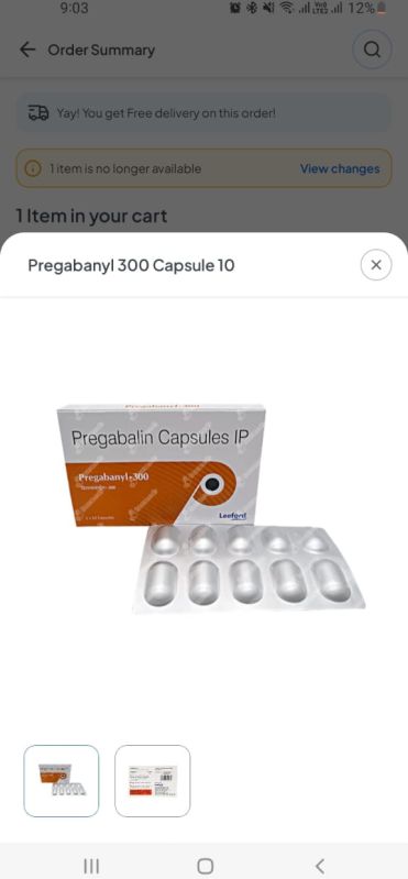 Pregabalin 300mg Capsule