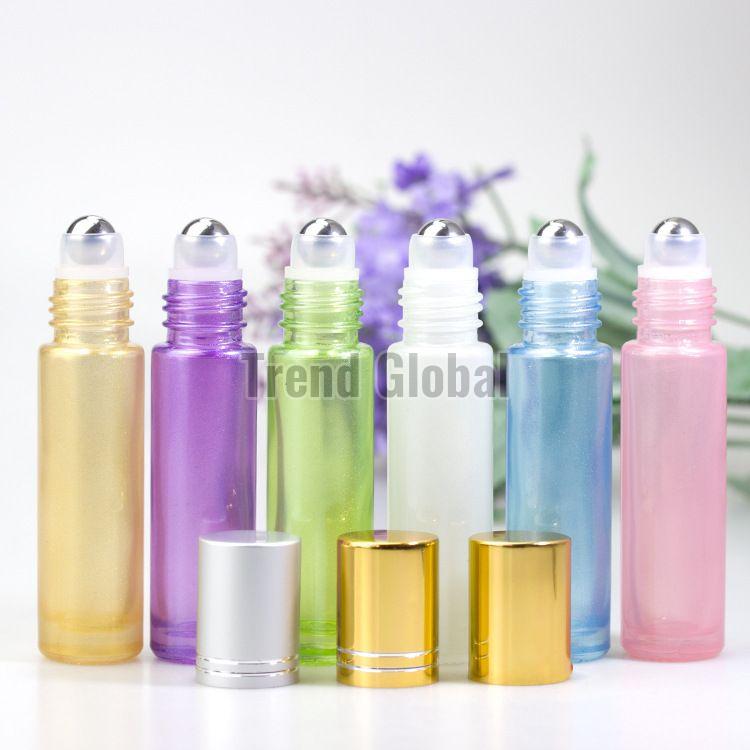 Glossy Color Coated Glass Dropper Bottle