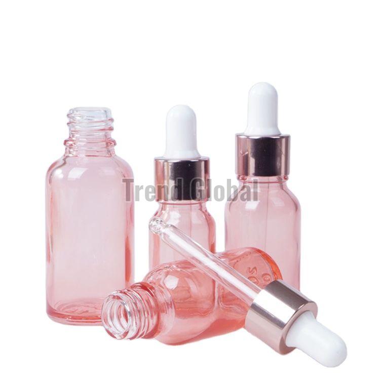 Glossy Color Coated Glass Dropper Bottle