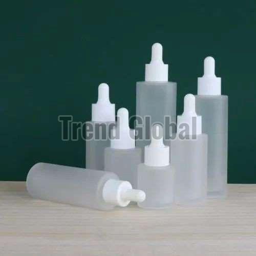 Flat Shoulder Glass Dropper Bottle