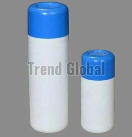 HDPE EW Round Talcum Powder Bottle