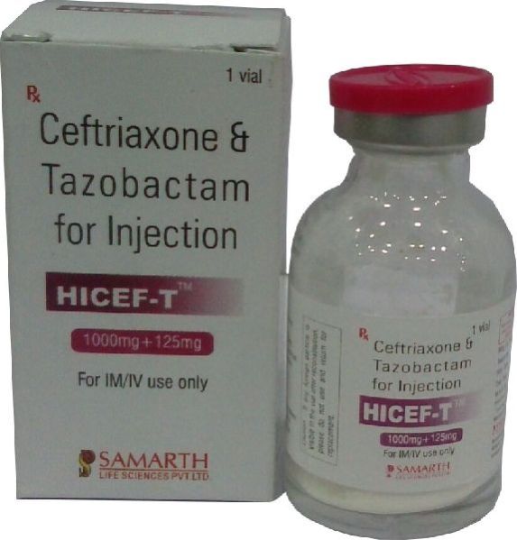Ceftriaxone + Tazobactum Injection 1.25 Gm