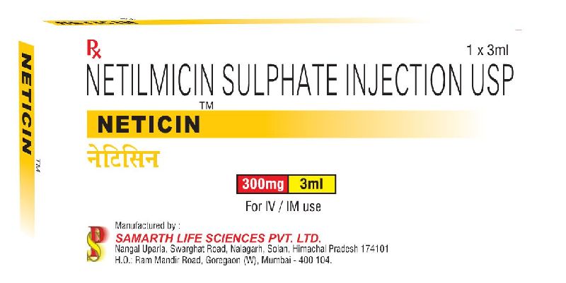 Netilmicin Sulphate Injection 300 MG